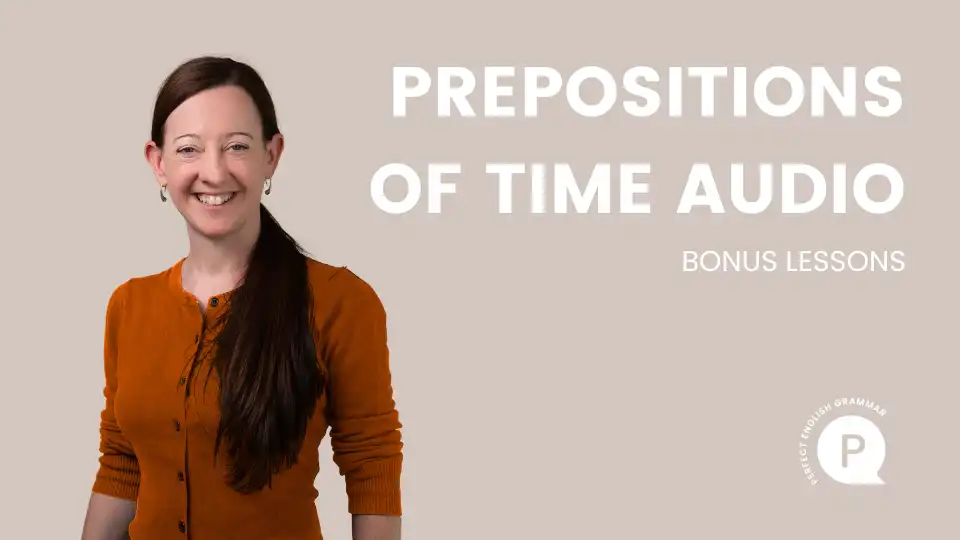 prepositions of time audio course